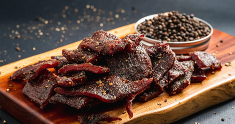Cracked Black Pepper Beef Jerky